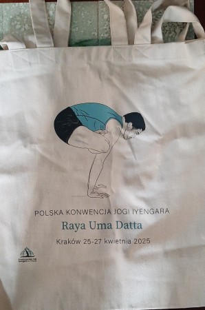 Torba lniana z Konwencji Jogi 2025 38x40 cm